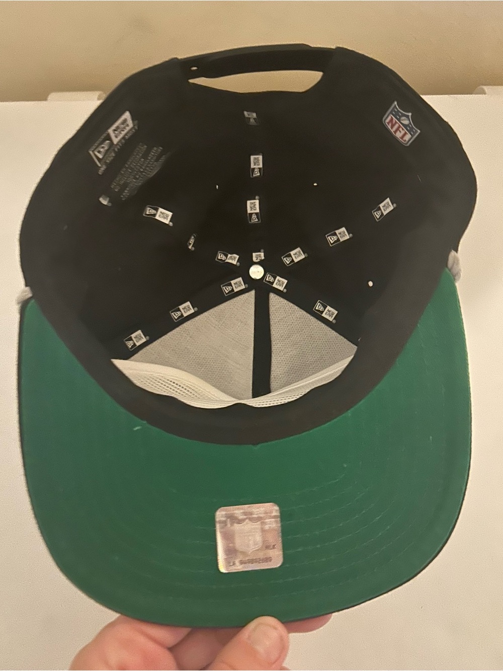 Las Vegas Raiders New Era 9Fifty The Golfer Style SnapBack Adjustable Hat black - Picture 3 of 5
